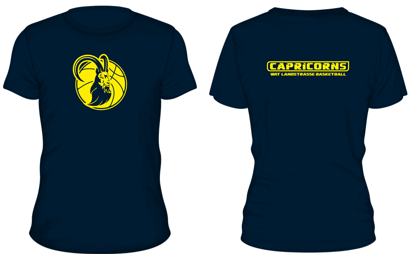 Capricorns LogoShirt blau